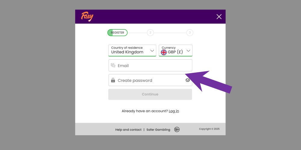 enter contact details